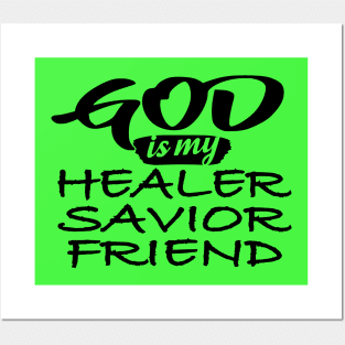 Healer Savior Friend by Lifeline Posters and Art